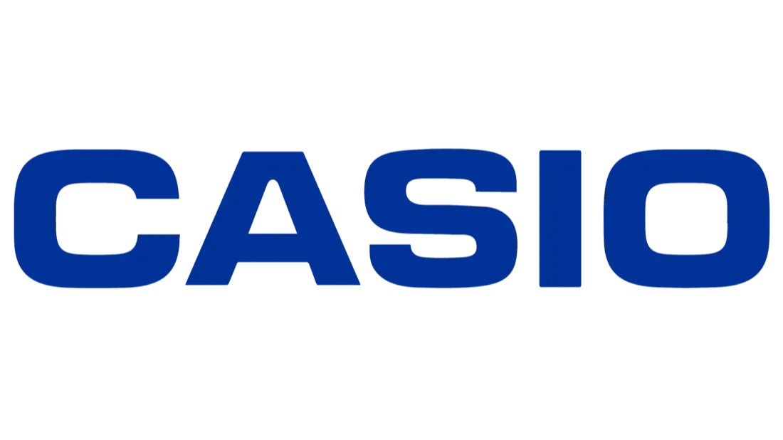 Casio company logo, marking its partnership with National Experiential